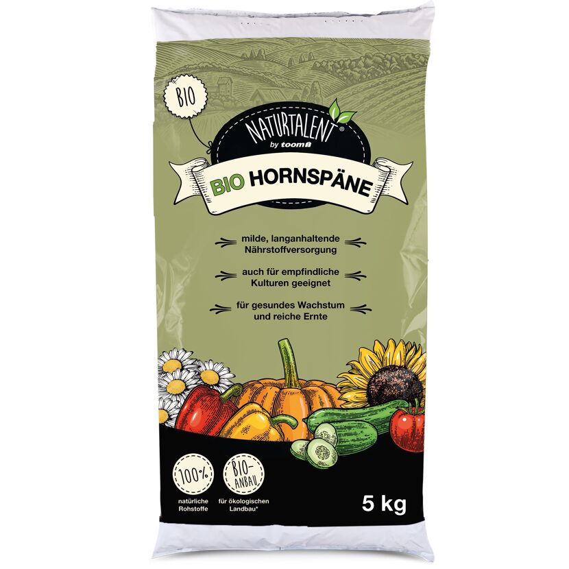 Naturtalent Bio Hornspäne 5 kg Dünger
