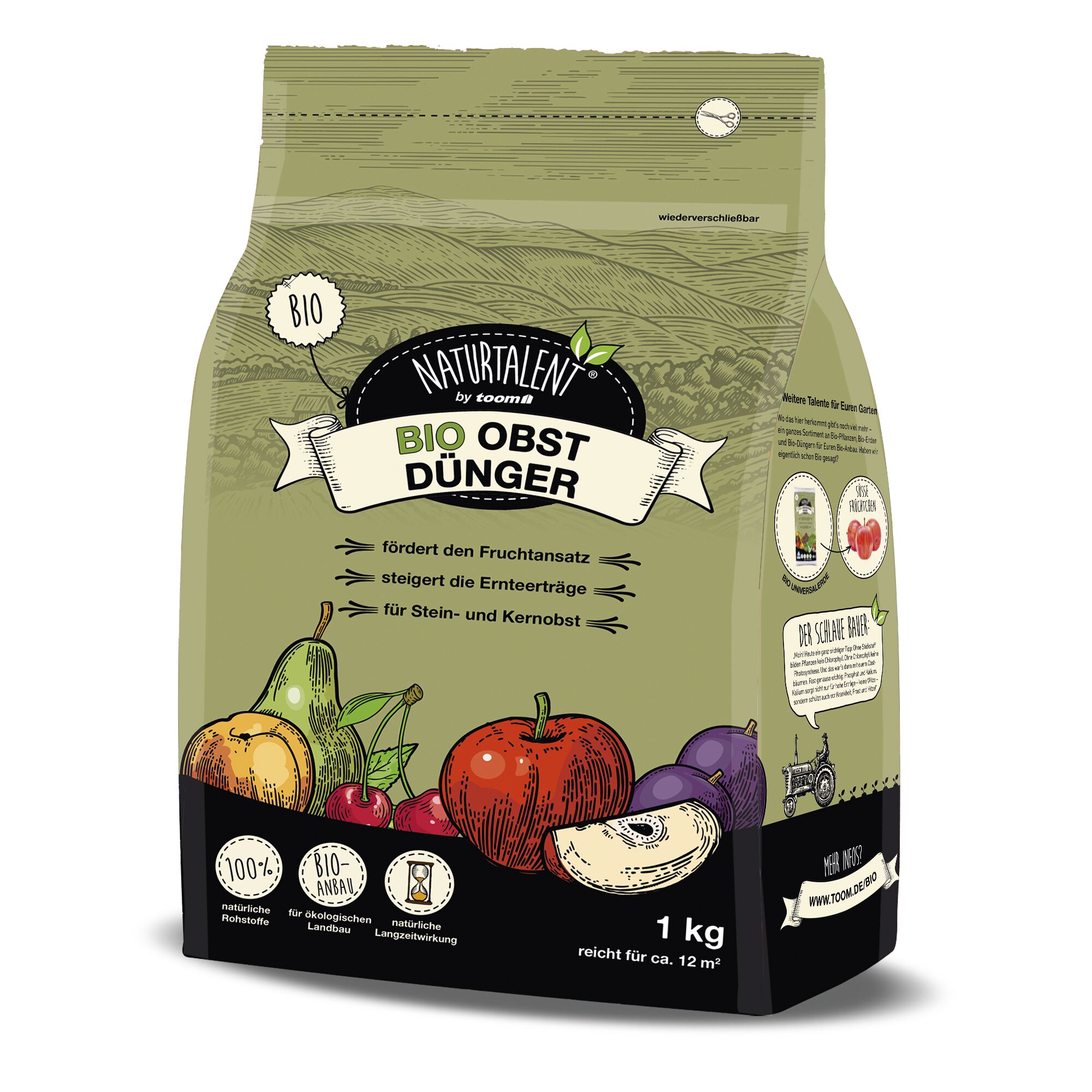 Naturtalent Bio-Obstdünger 1 kg