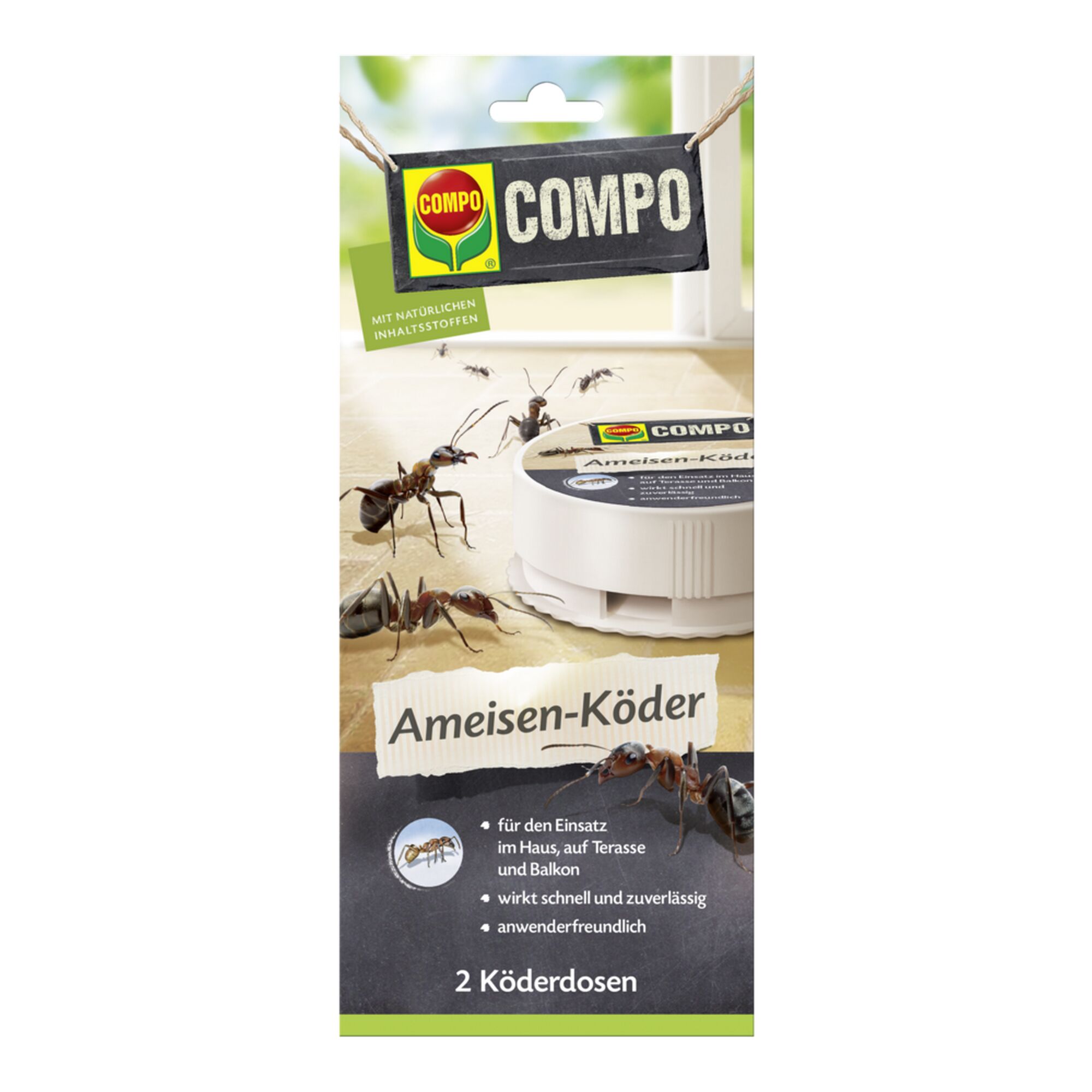 COMPO Ameisen-Köder, 2 Köderdosen