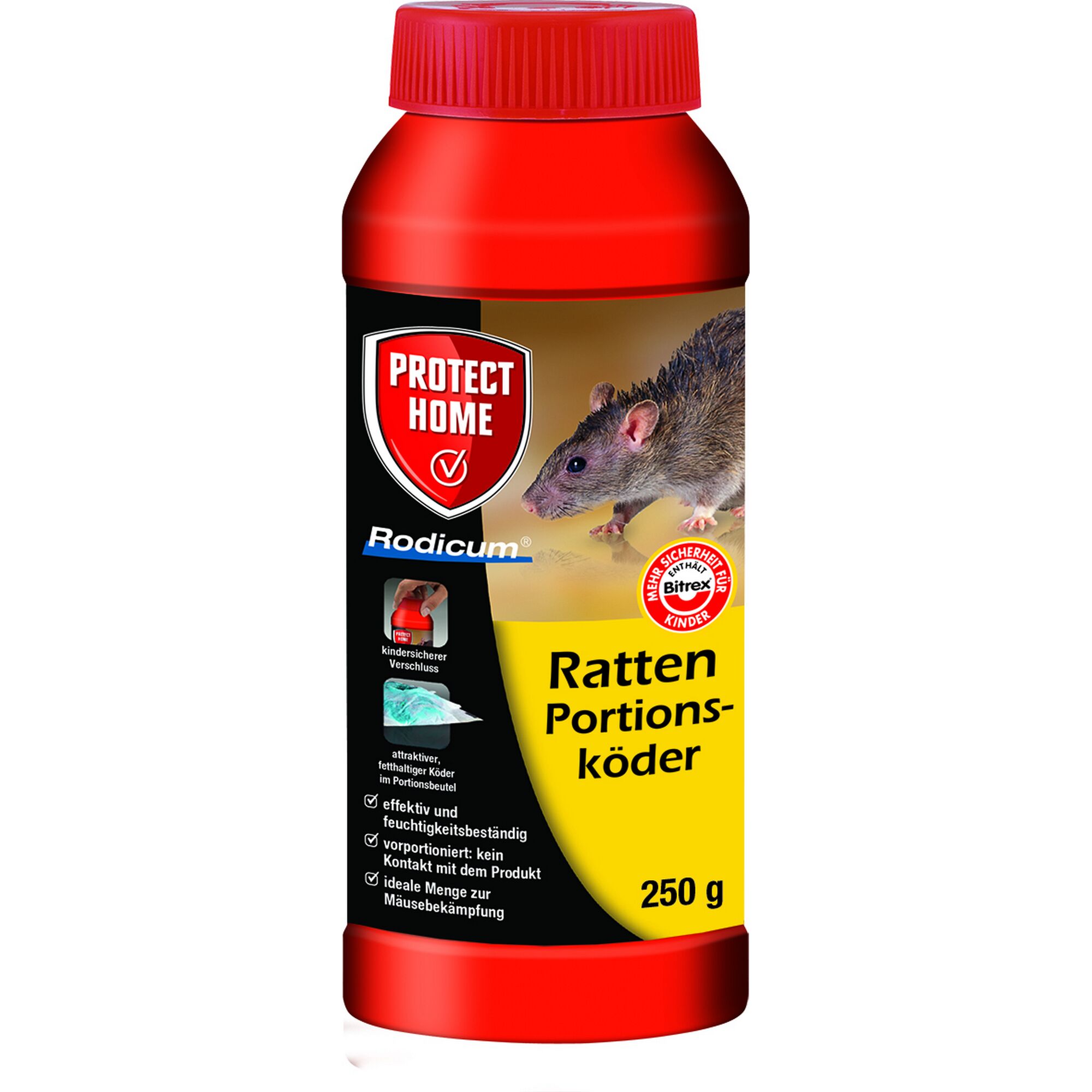 Protect Home Rodicum Ratten Portionsköder 250 g