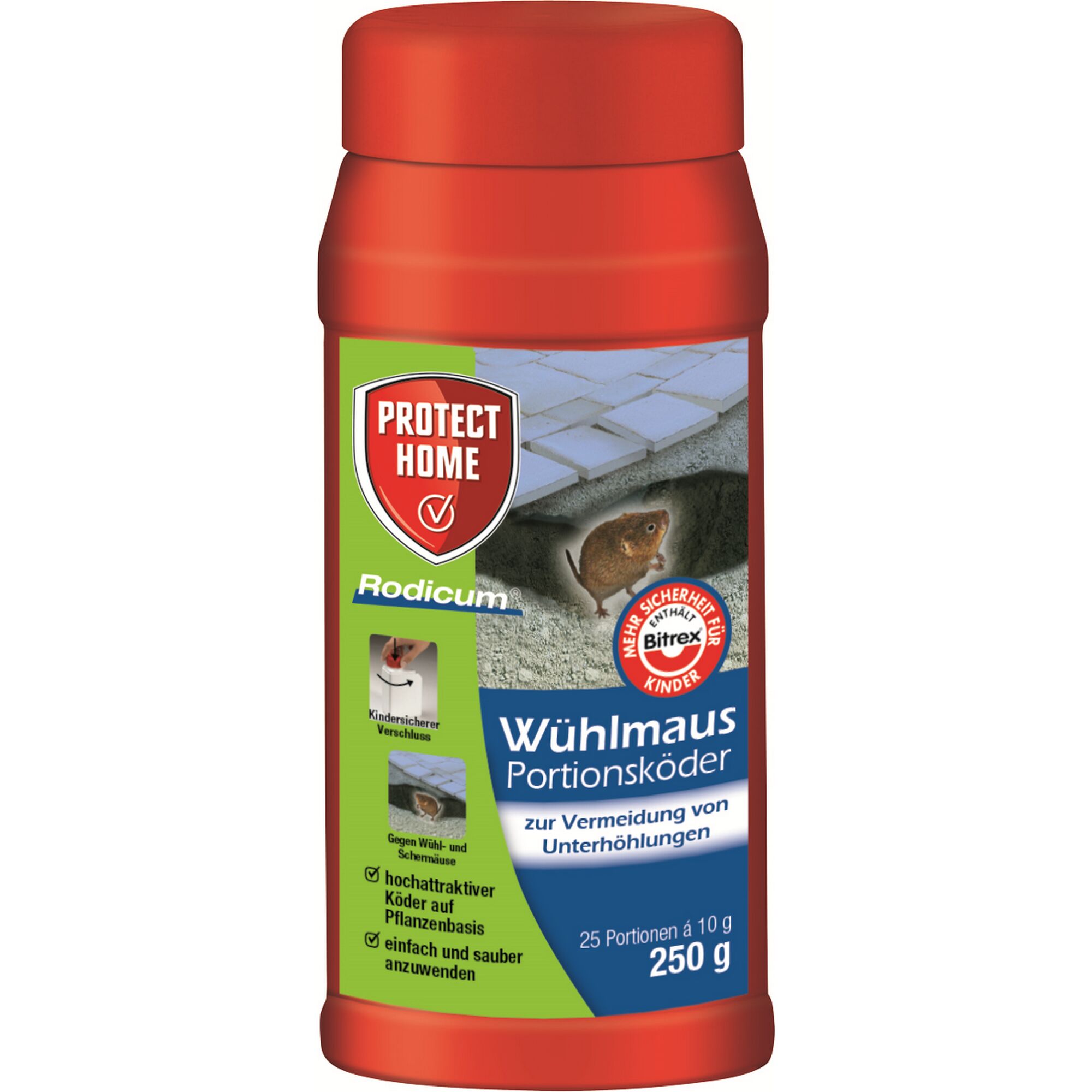 Protect Home Rodicum Wühlmaus Portionsköder
