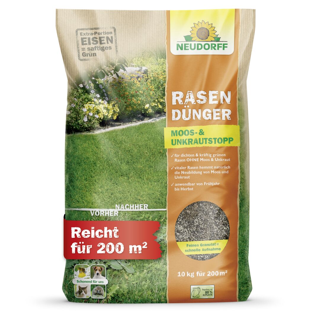 Rasendünger 'Moos- und Unkrautstopp' 10 kg