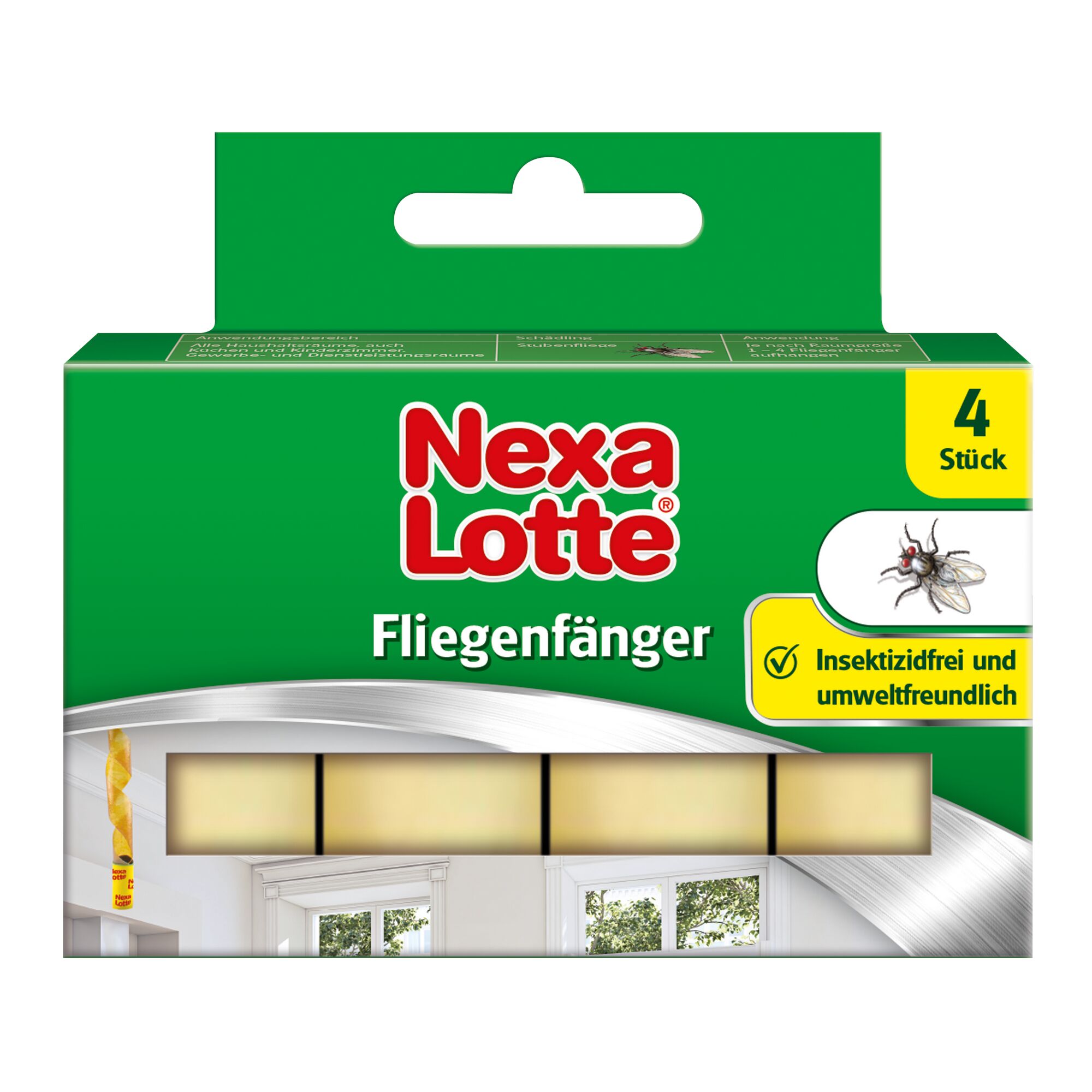 Nexa Lotte Fliegenfänger, 4 Stück