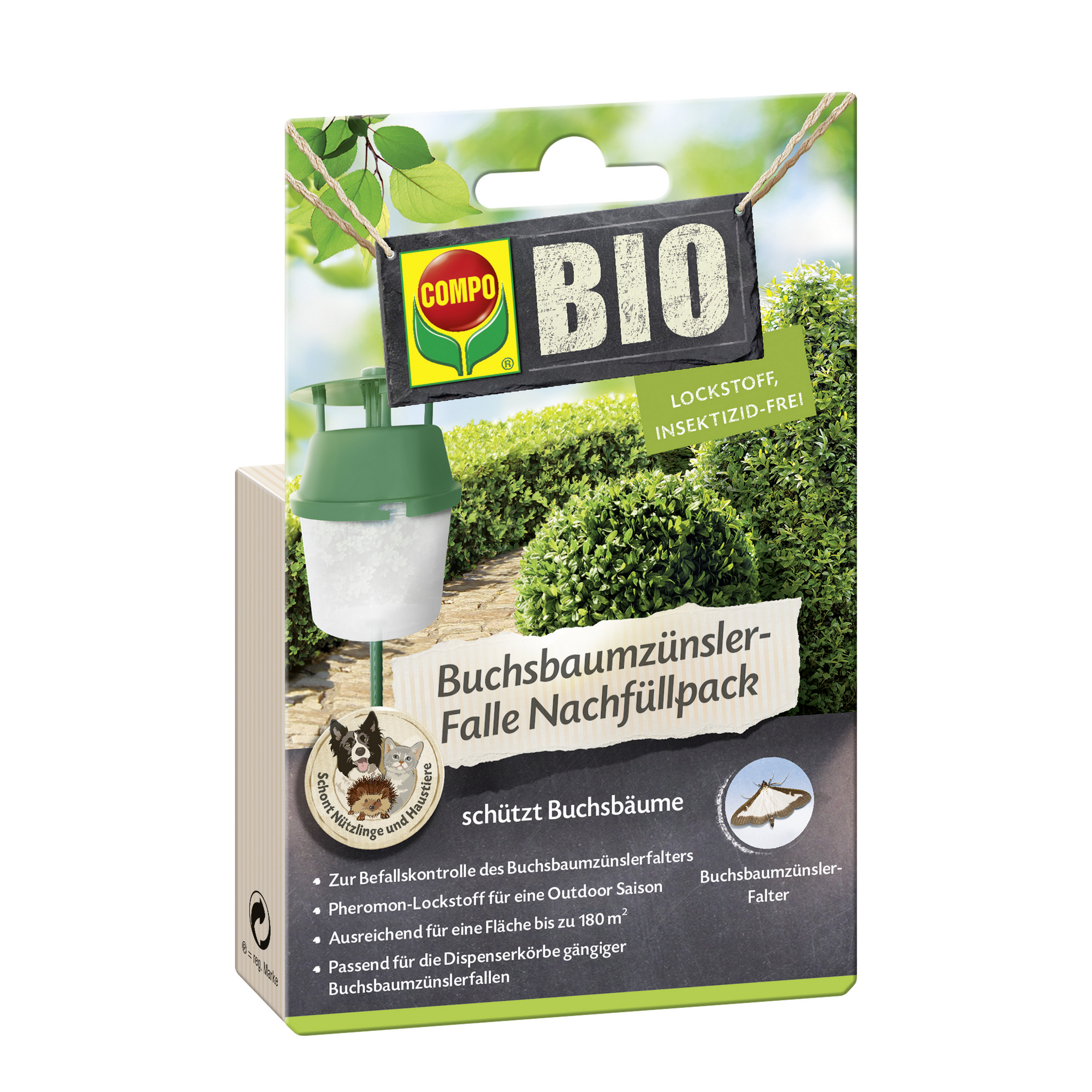 Bio-Buchsbaumzünsler-Falle Nachfüllpack + product picture