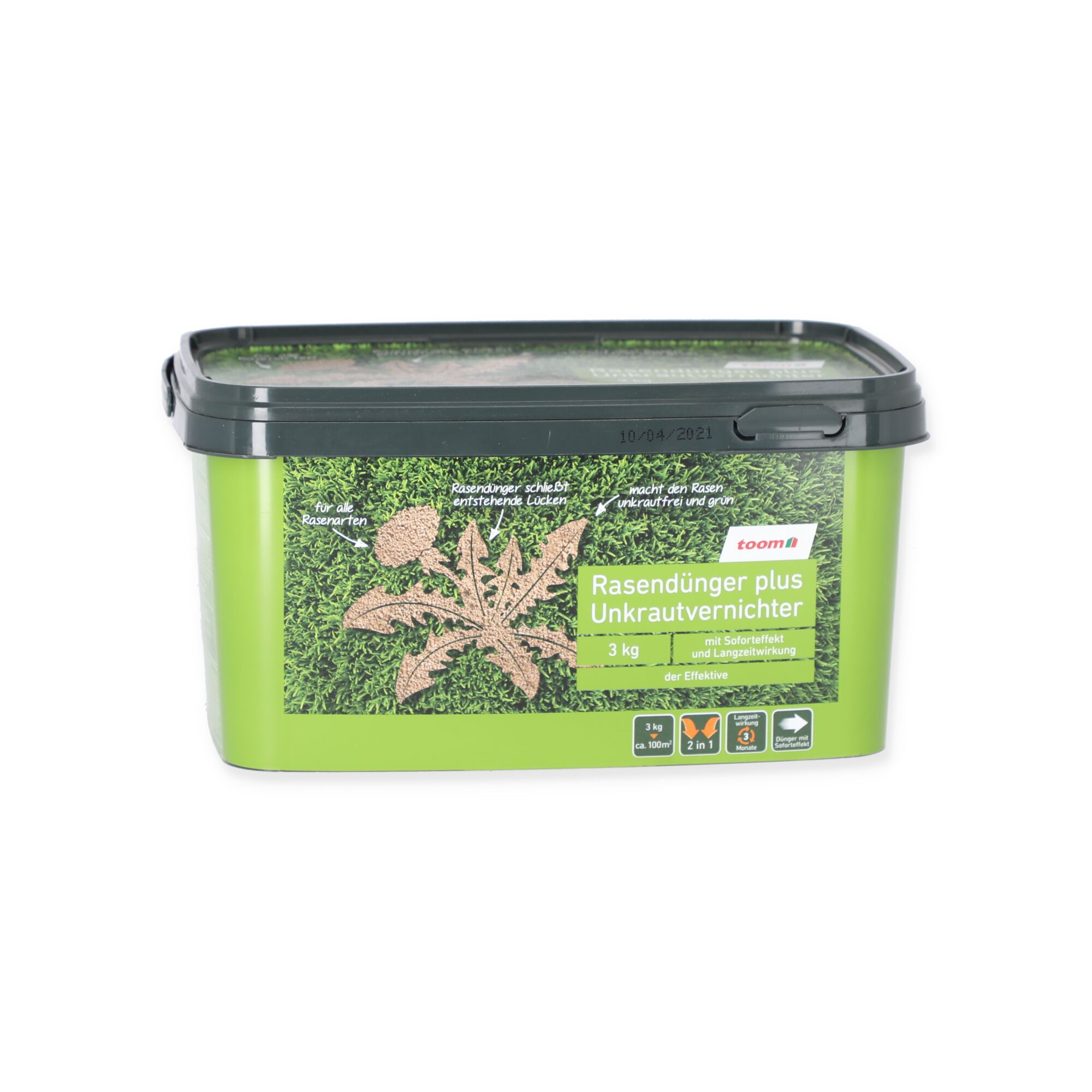 toom Rasendünger plus Unkrautvernichter 3 kg