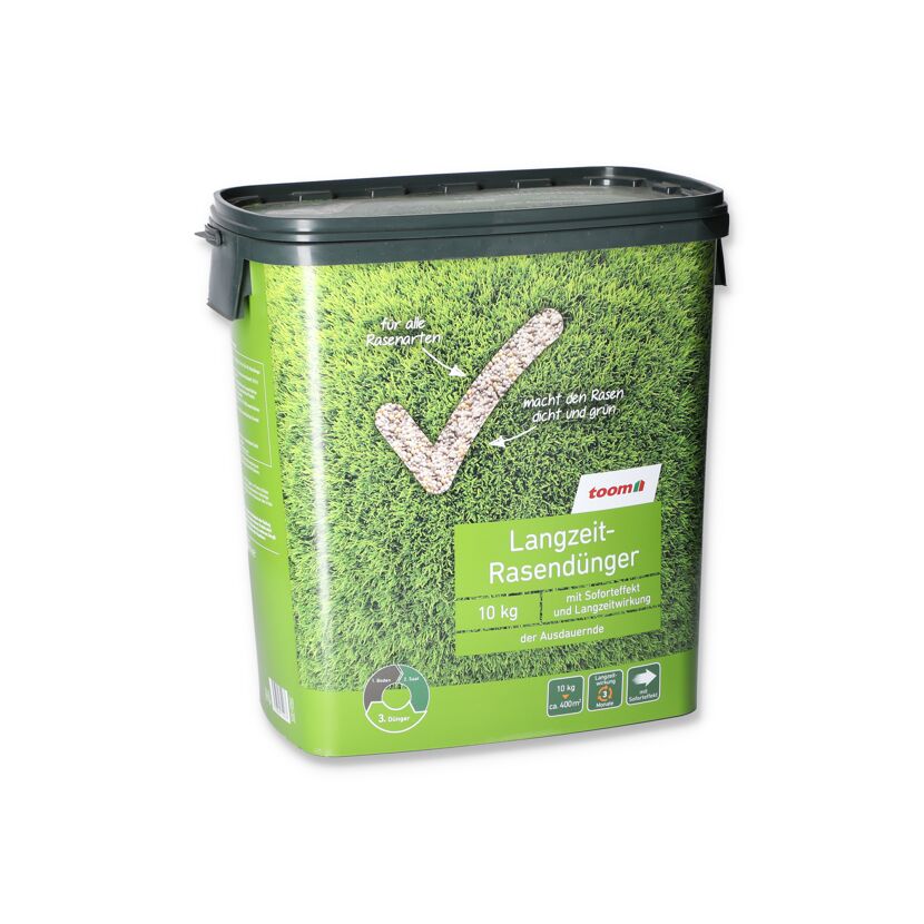 10 kg Langzeit-Rasendünger von toom