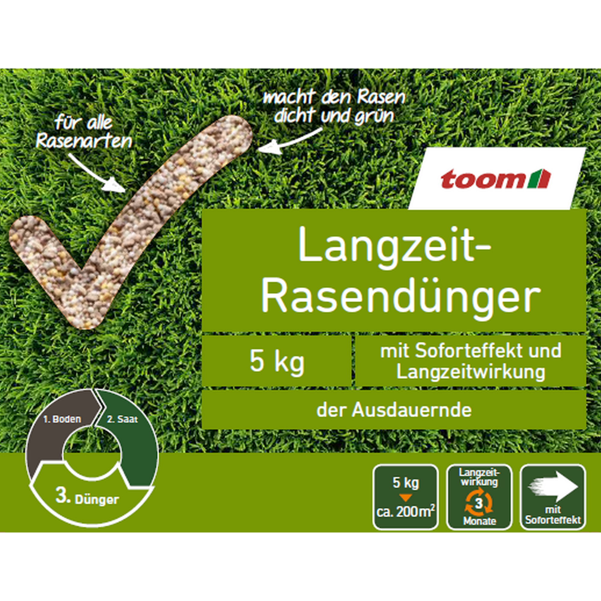 Langzeit-Rasendünger 5 kg + product picture