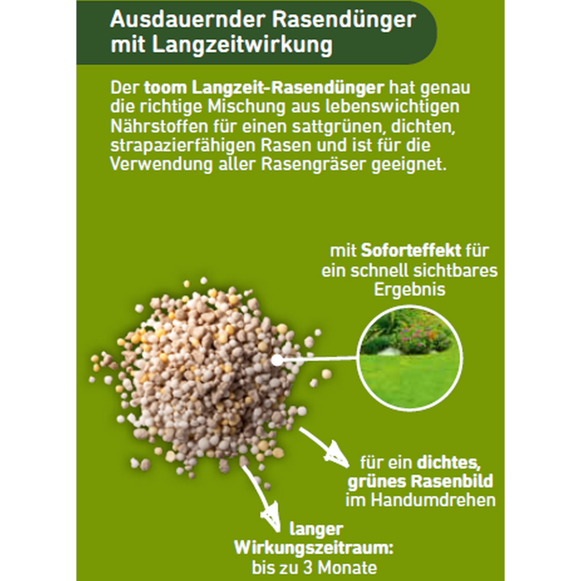 Langzeit-Rasendünger 10 kg + product picture
