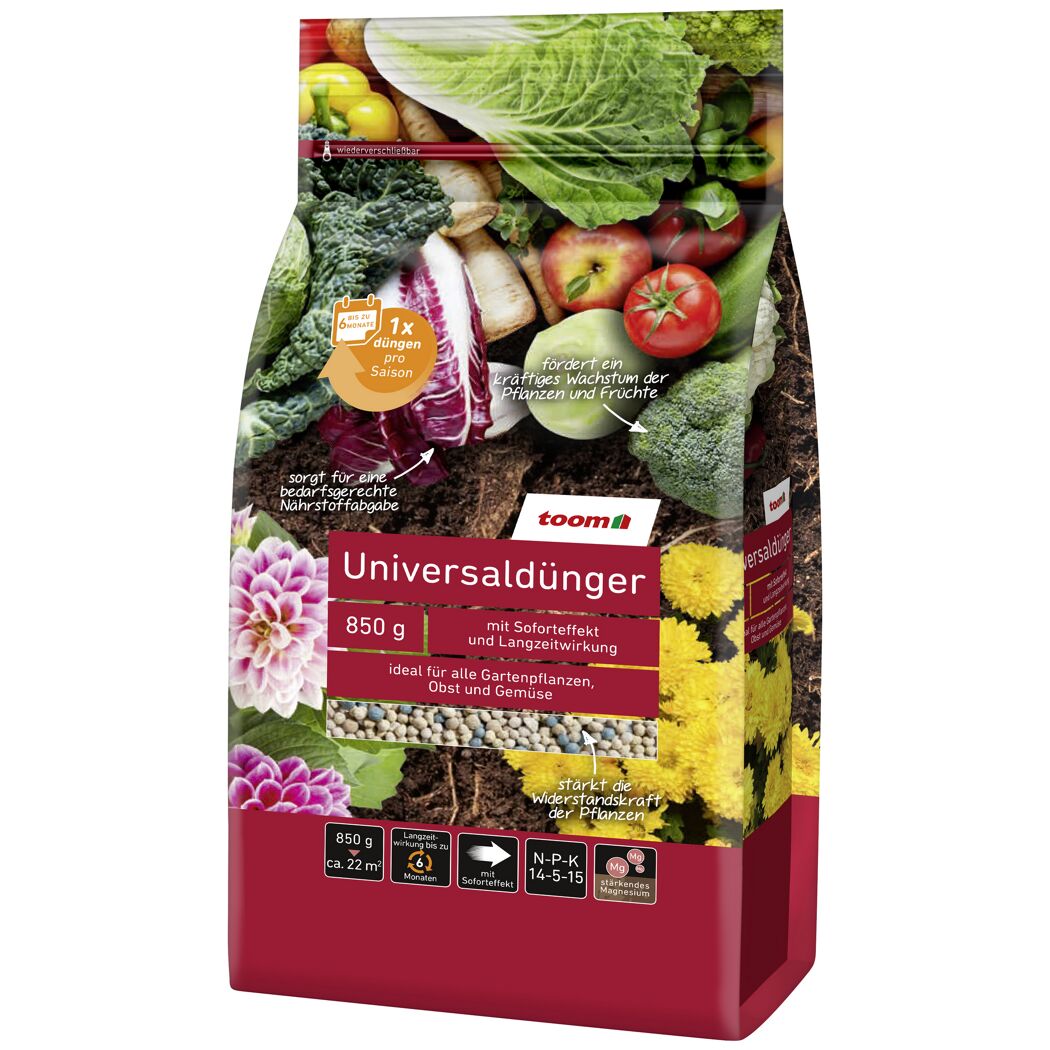 Toom Universaldünger 850 g für alle Gartenpflanzen