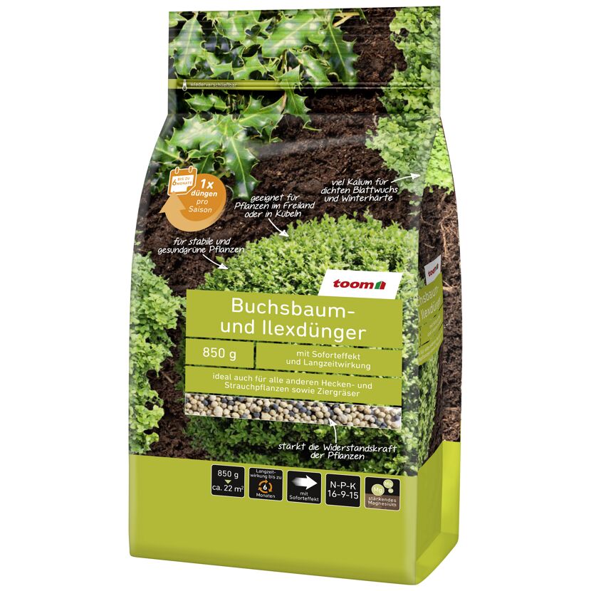 Toom Buchsbaum- und Ilexdünger 850 g