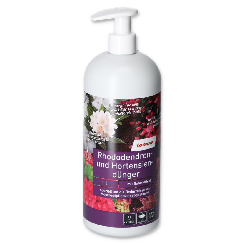 toom Rhododendron- und Hortensiendünger 1 l