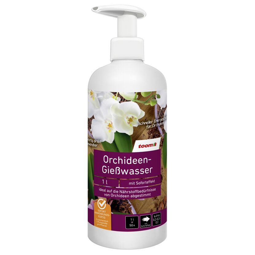 Flasche Orchideen-Gießwasser von toom