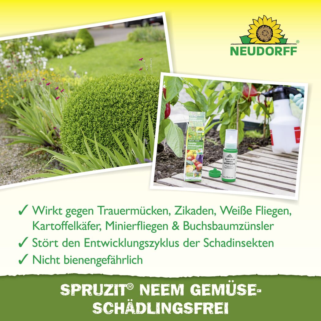 Spruzit Neem Gemüse-Schädlingsfrei 75 ml