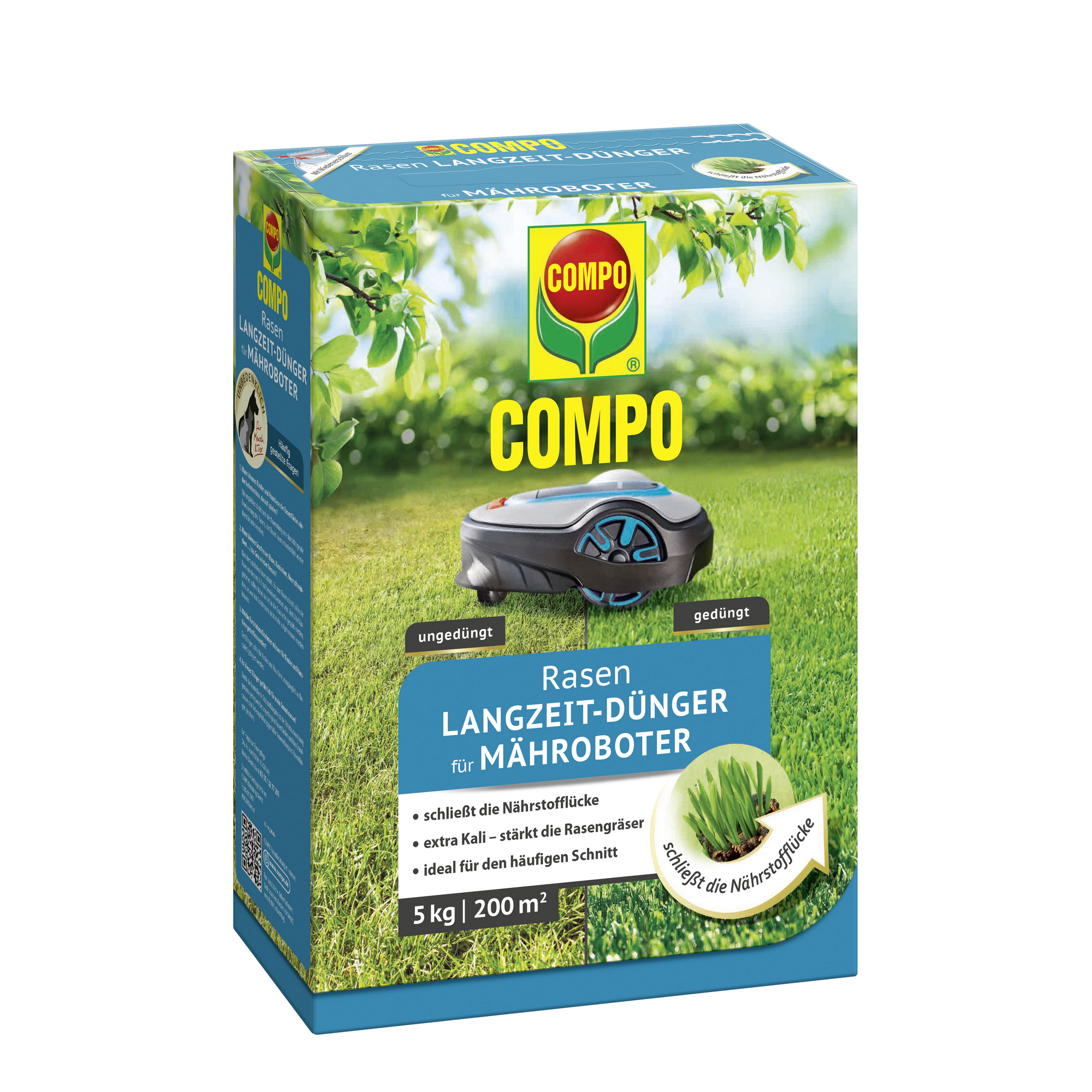 Rasen Langzeit-Dünger für Mähroboter 5 kg + product picture