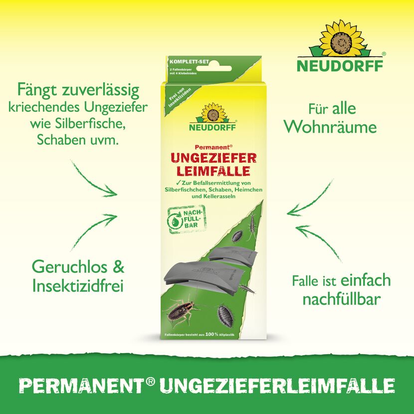 Permanent Ungeziefer Leimfalle 2 Stück