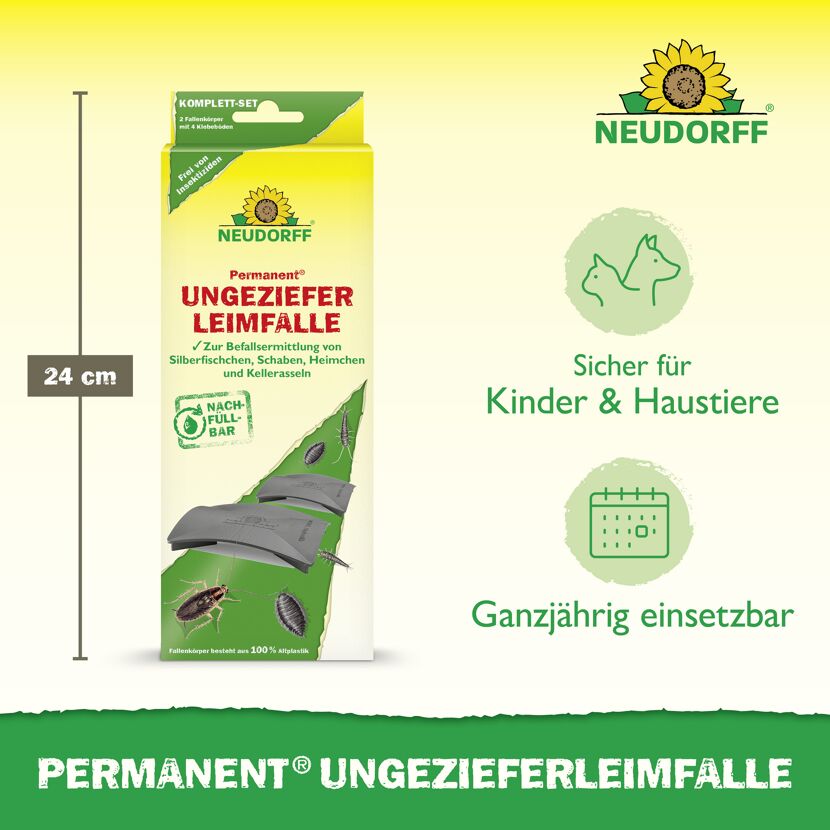 Permanent Ungeziefer Leimfalle 2 Stück