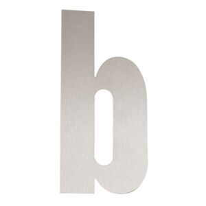 Hausnummer 'b' Edelstahl 12 cm