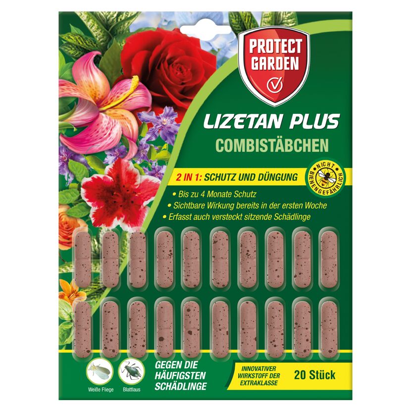 Lizetan Plus Combistäbchen Verpackung