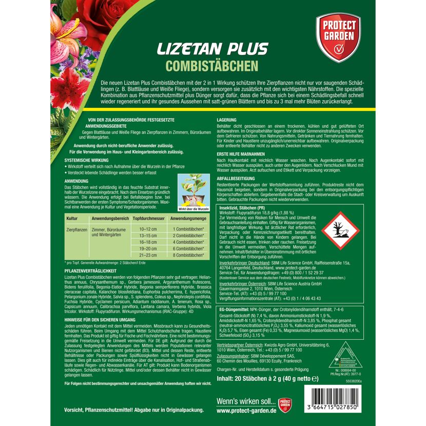 Lizetan Plus Combistäbchen