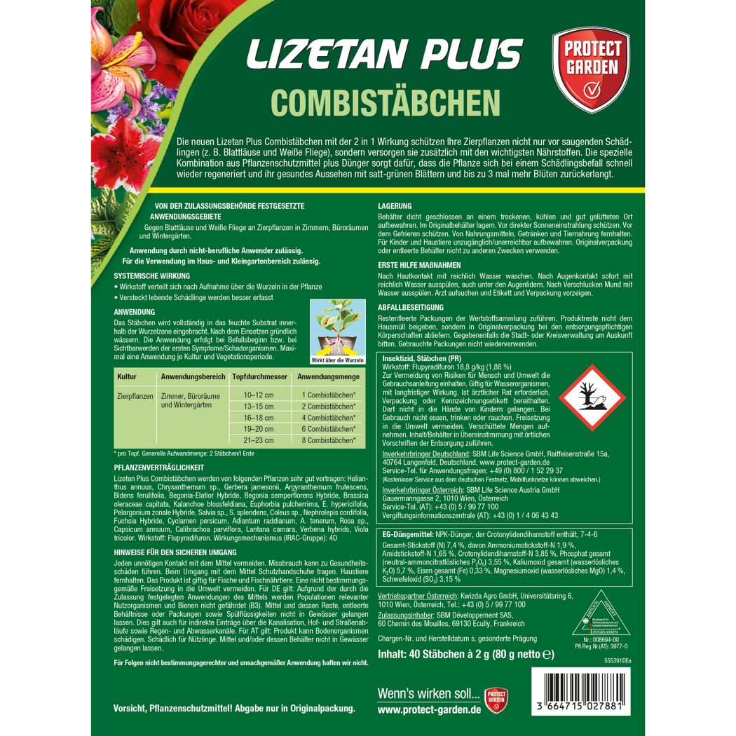 Lizetan Plus Combistäbchen