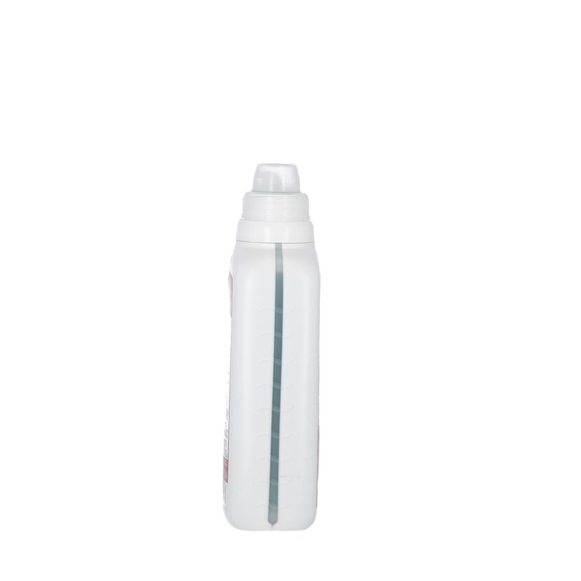 weiße Flasche mit grauer Linie und Deckel