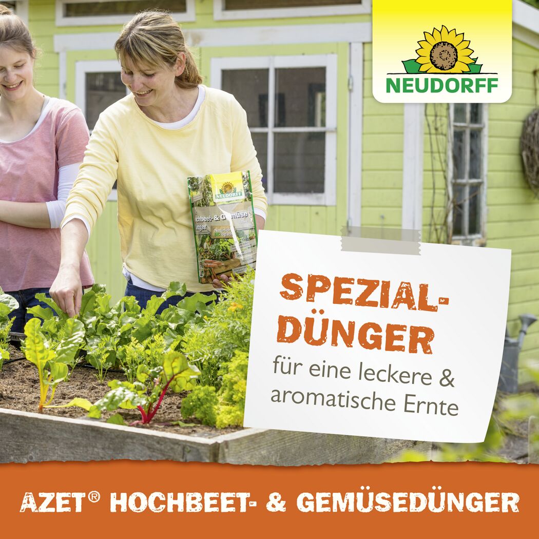 Dünger 'Azet' für Hochbeete und Gemüse