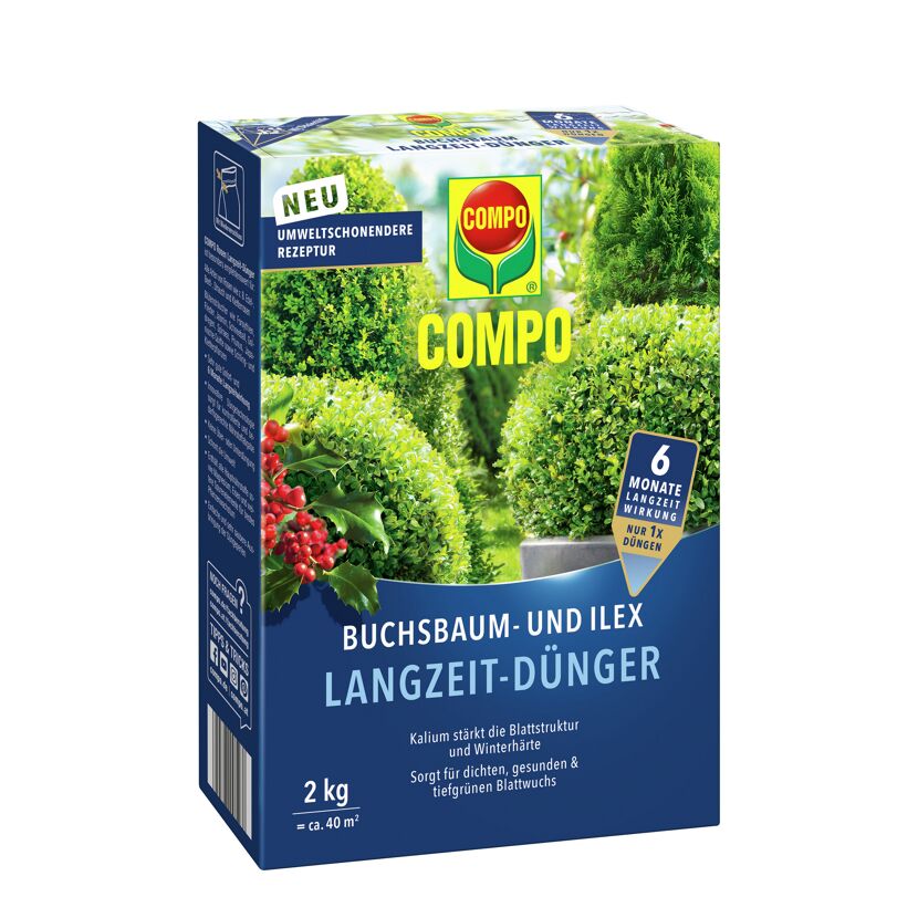 COMPO Buchsbaum- und Ilex Langzeit-Dünger 2 kg