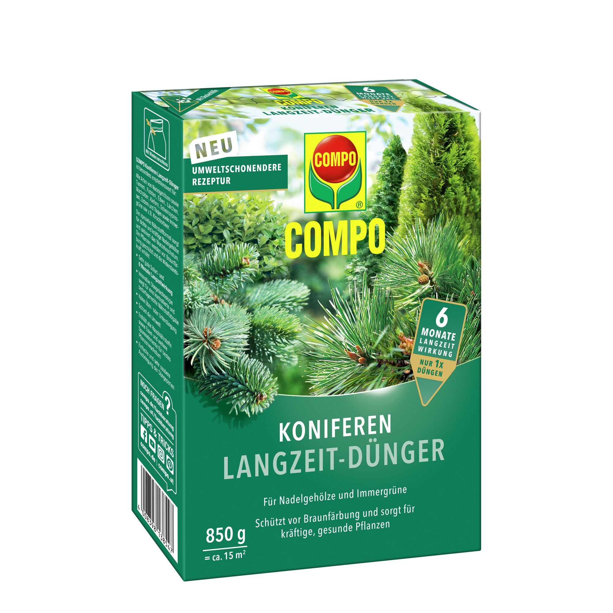 COMPO Koniferen Langzeit-Dünger, 850 g
