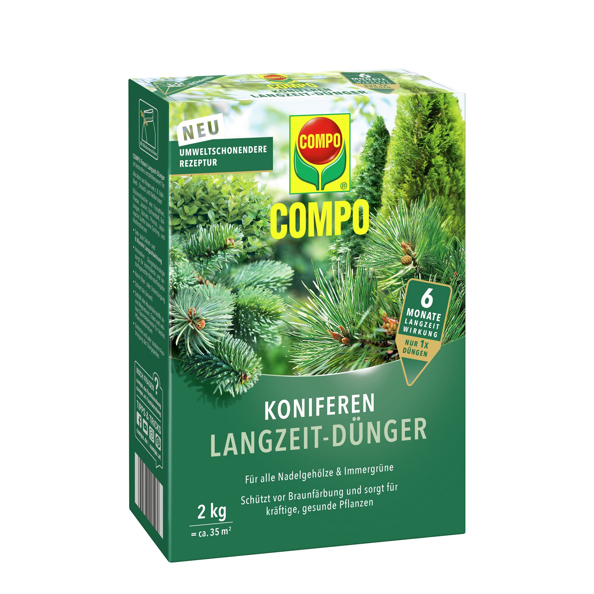 COMPO Koniferen Langzeit-Dünger, 2 kg