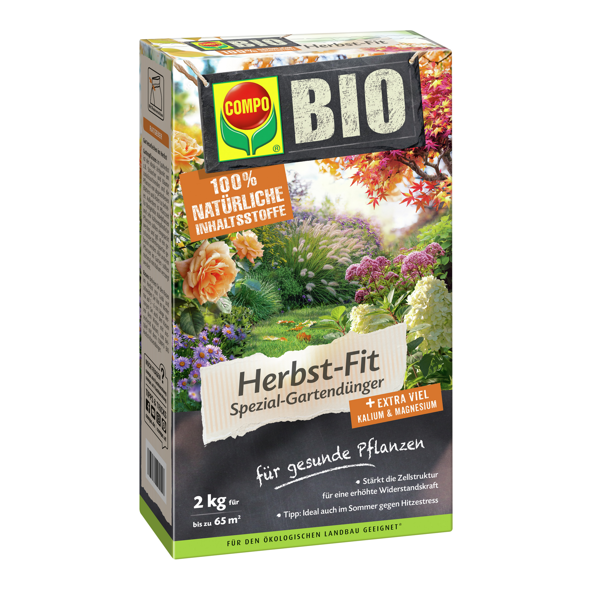 Spezial-Gartendünger 'BIO Herbst-Fit' 2 kg für bis zu 65 m² + product picture
