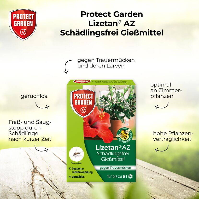 Lizetan AZ Schädlingsfrei Gießmittel gegen Trauermücken