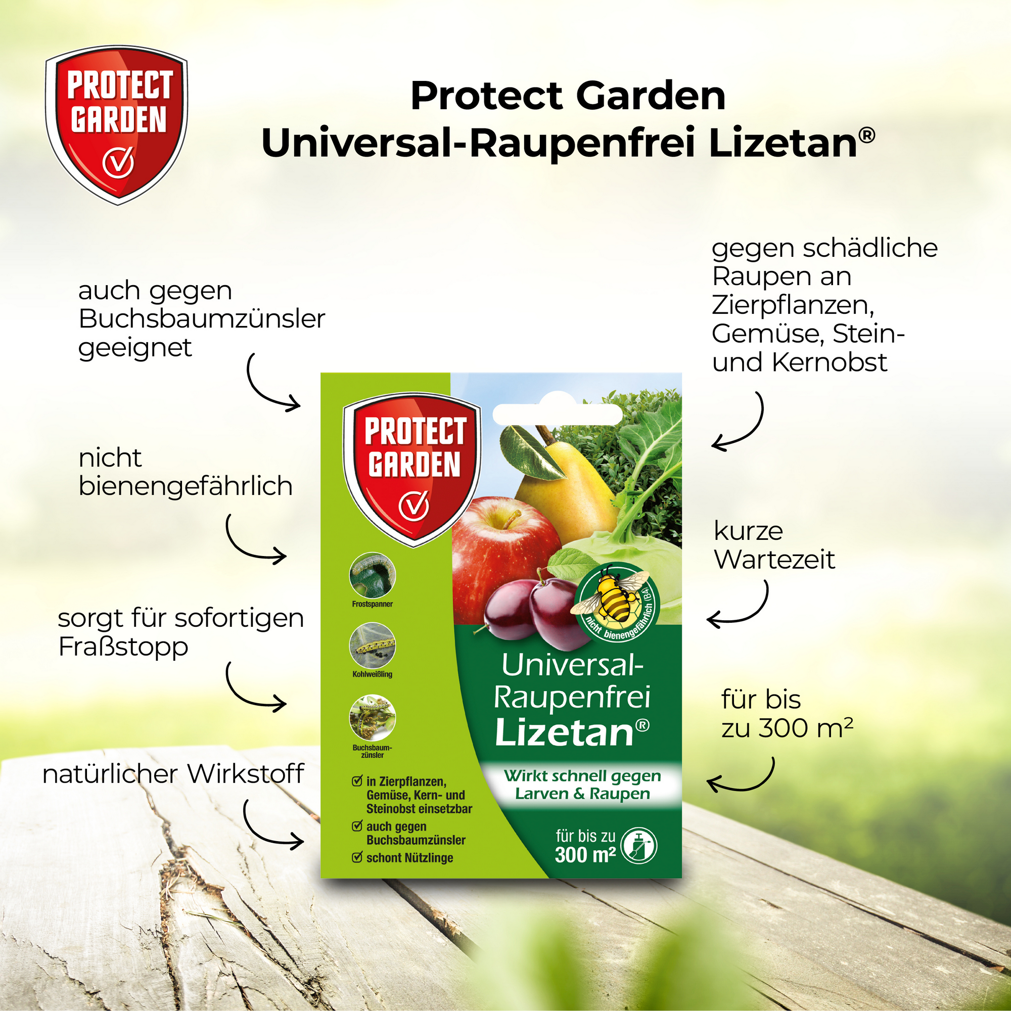 Universal-Raupenfrei 'Lizetan' 9 ml + product picture