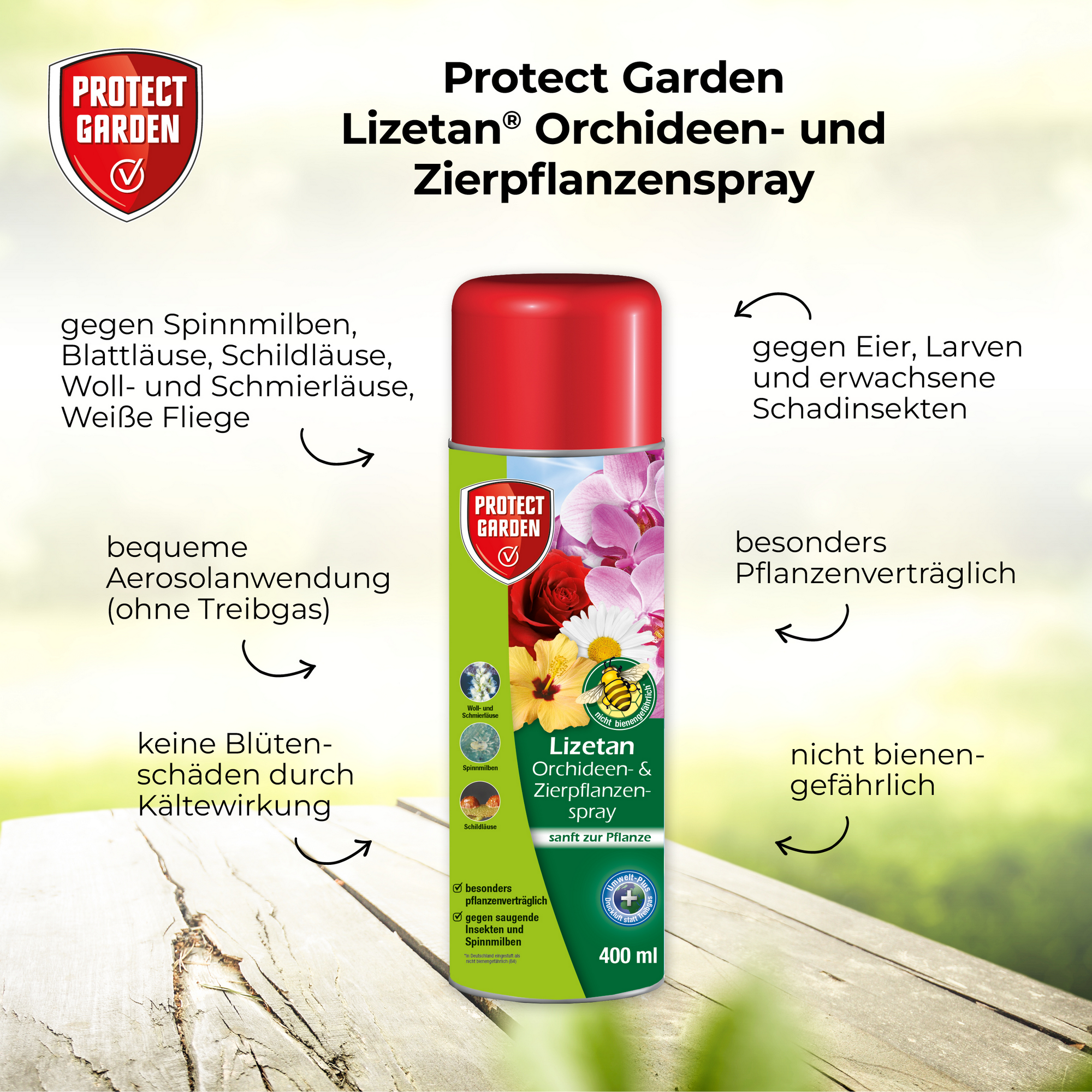 Orchideen- und Zierpflanzenspray 'Lizetan' 400 ml + product picture