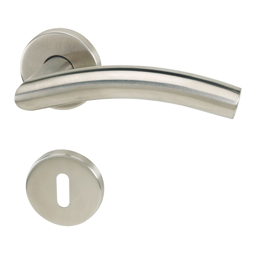 Türklinke Loft 2 aus gebürstetem Edelstahl