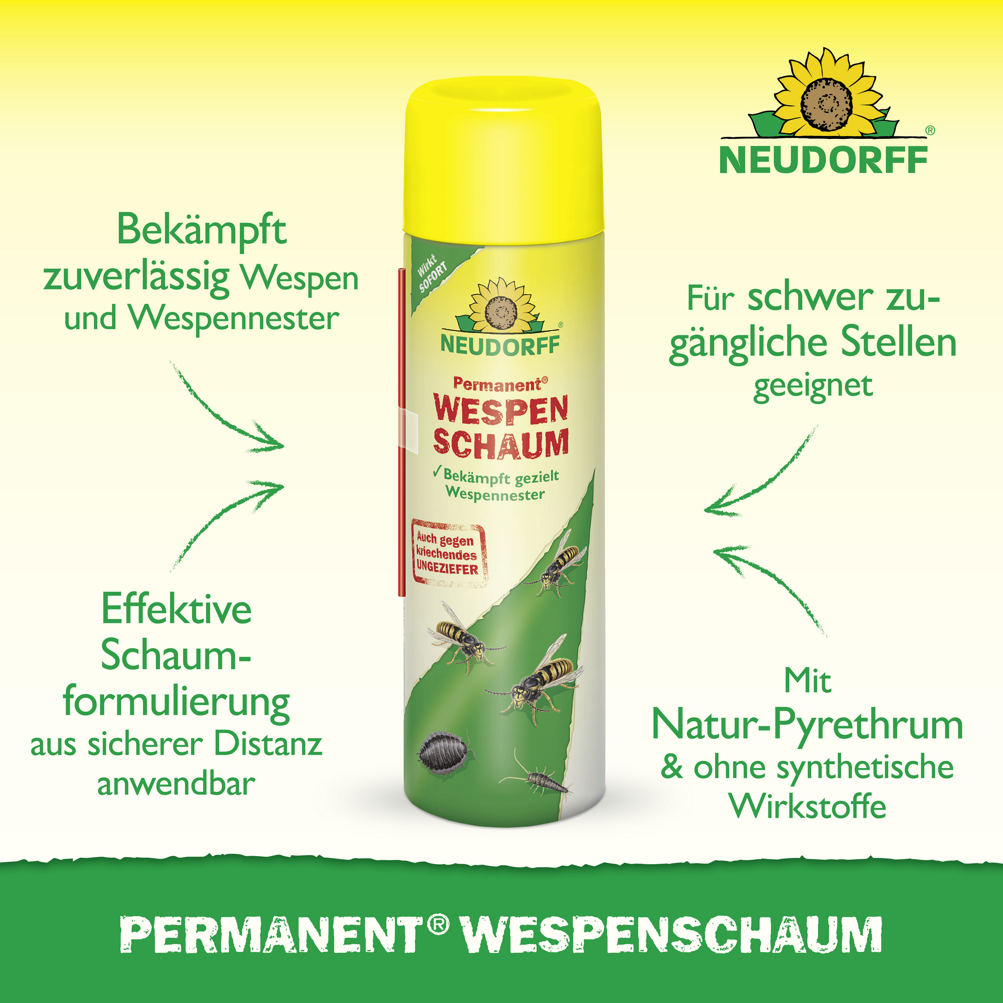 Wespenschaum 'Permanent' 500 ml