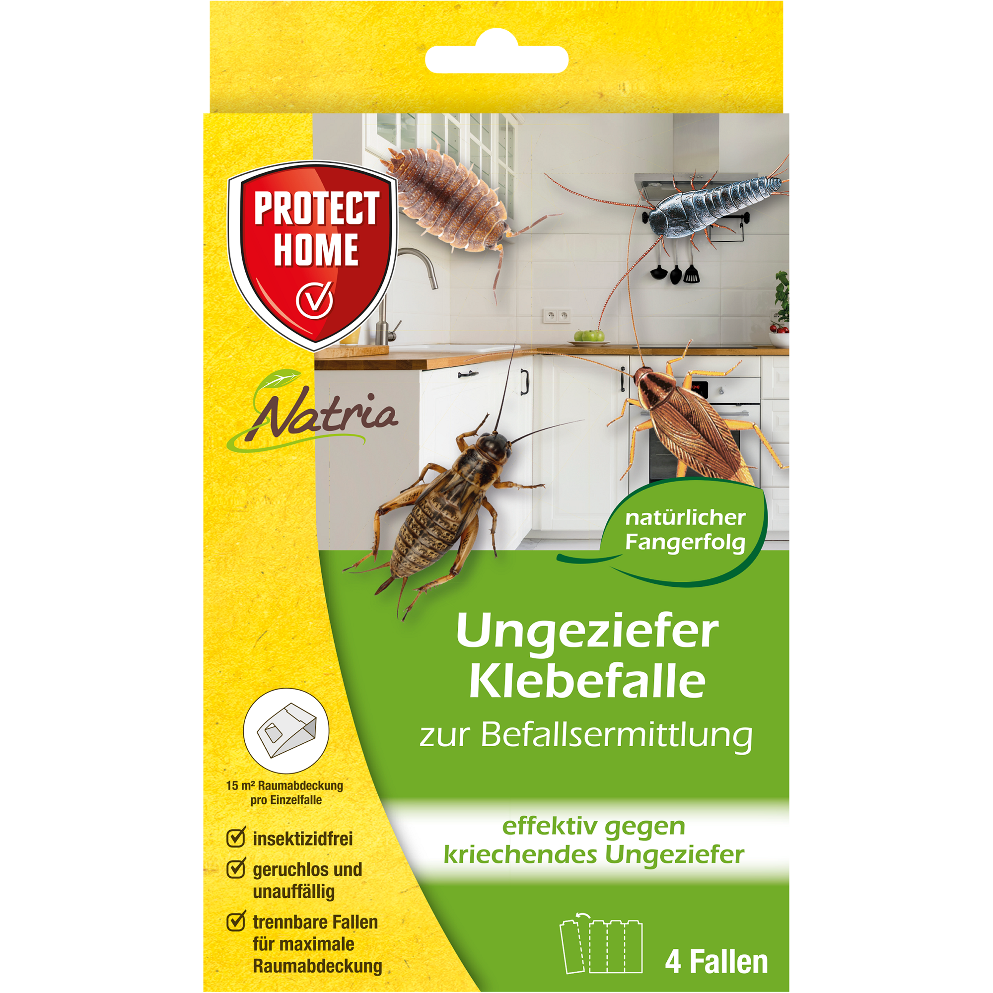 Ungeziefer-Klebefalle 'Natria' 4 Stück + product picture