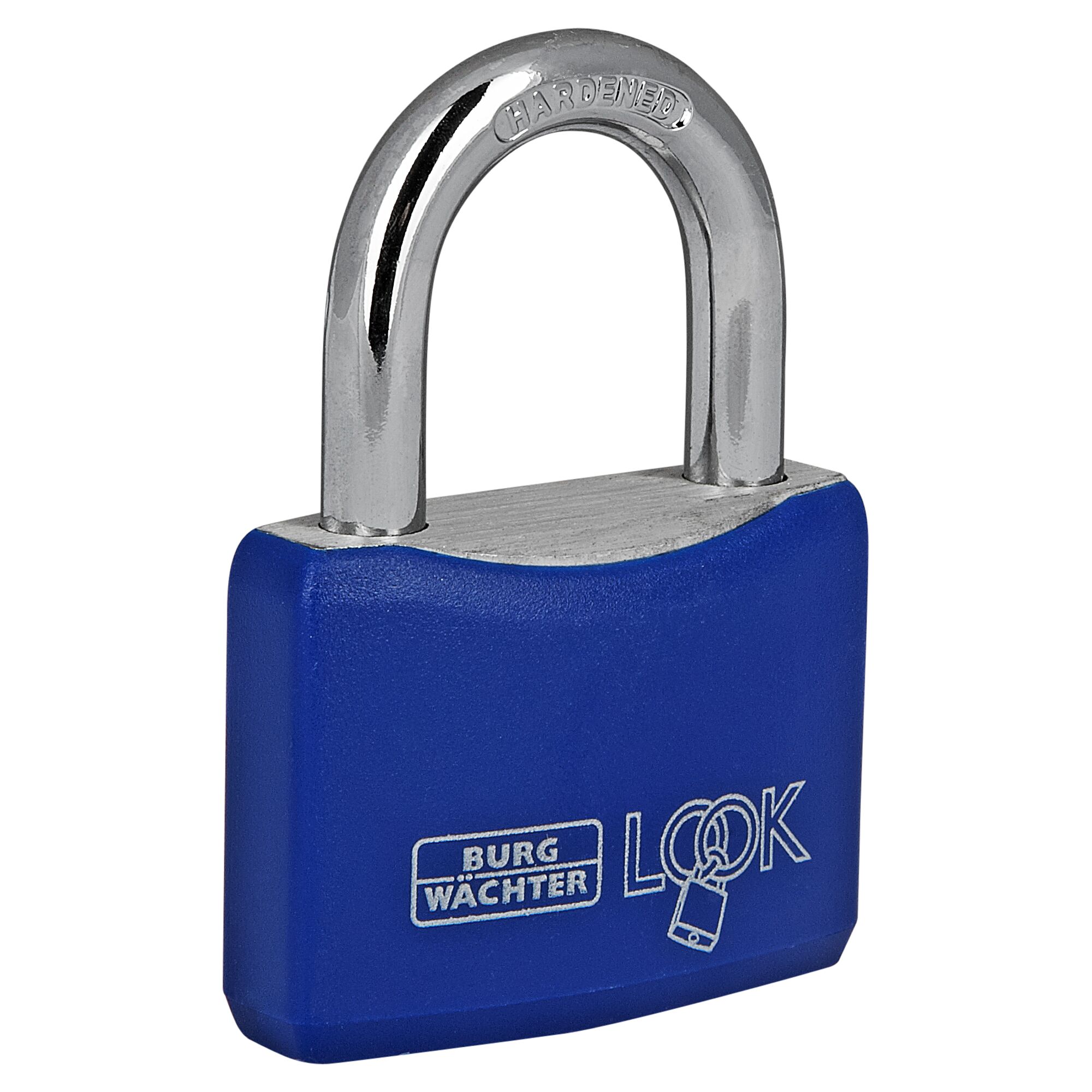 Blaues Vorhangschloss Look von Burg Wächter