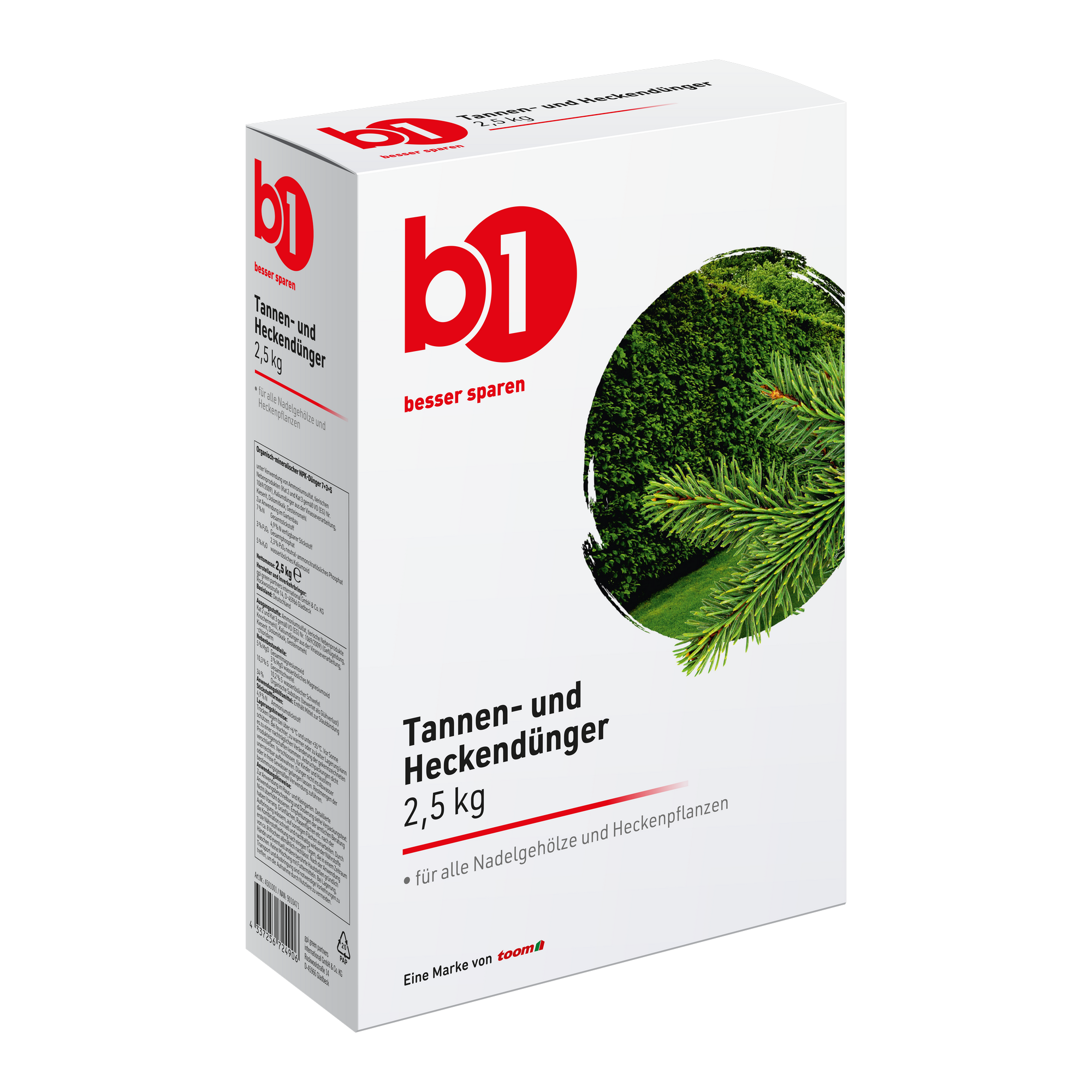Tannen- und Heckendünger 2,5 kg + product picture