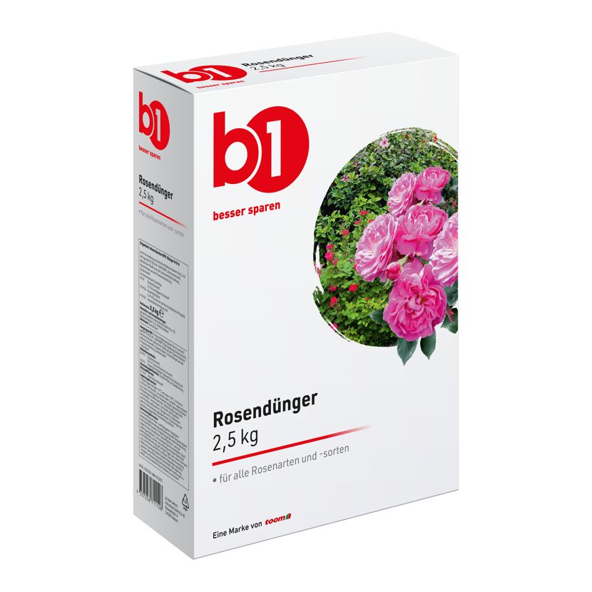b1 Rosendünger 2,5 kg für alle Rosenarten und -sorten