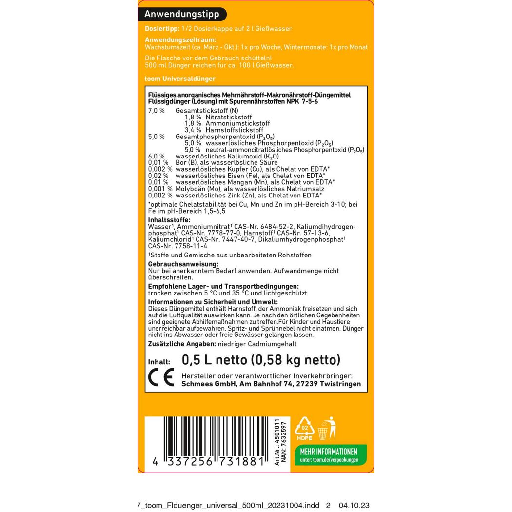Universaldünger 500 ml