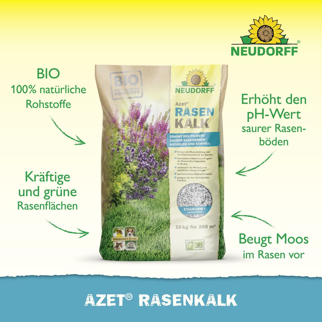 Rasenkalk 'Azet' 10 kg
