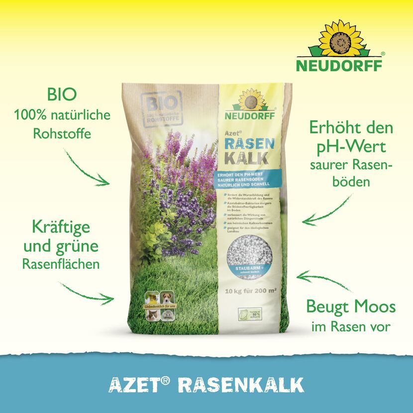 Rasenkalk 'Azet' 10 kg