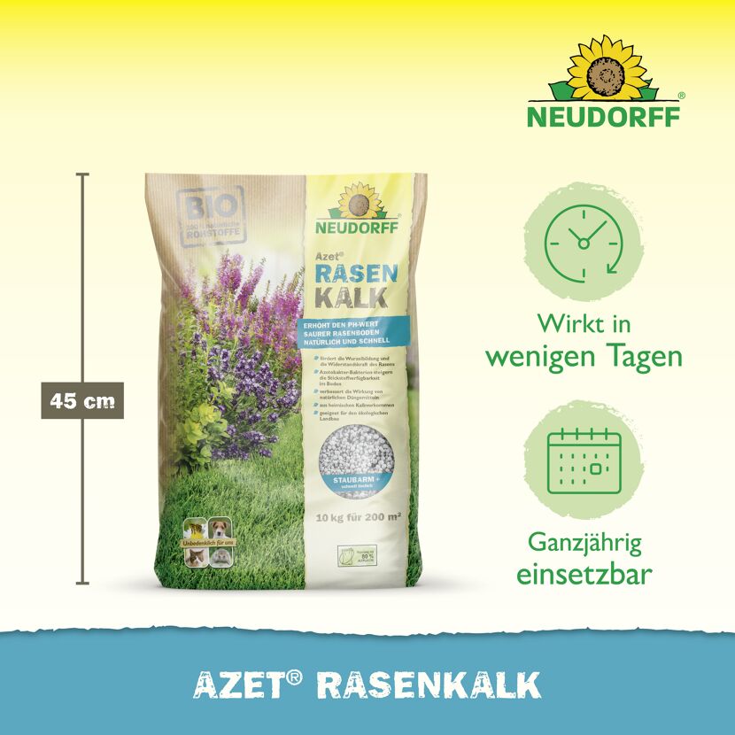 Rasenkalk 'Azet' 10 kg
