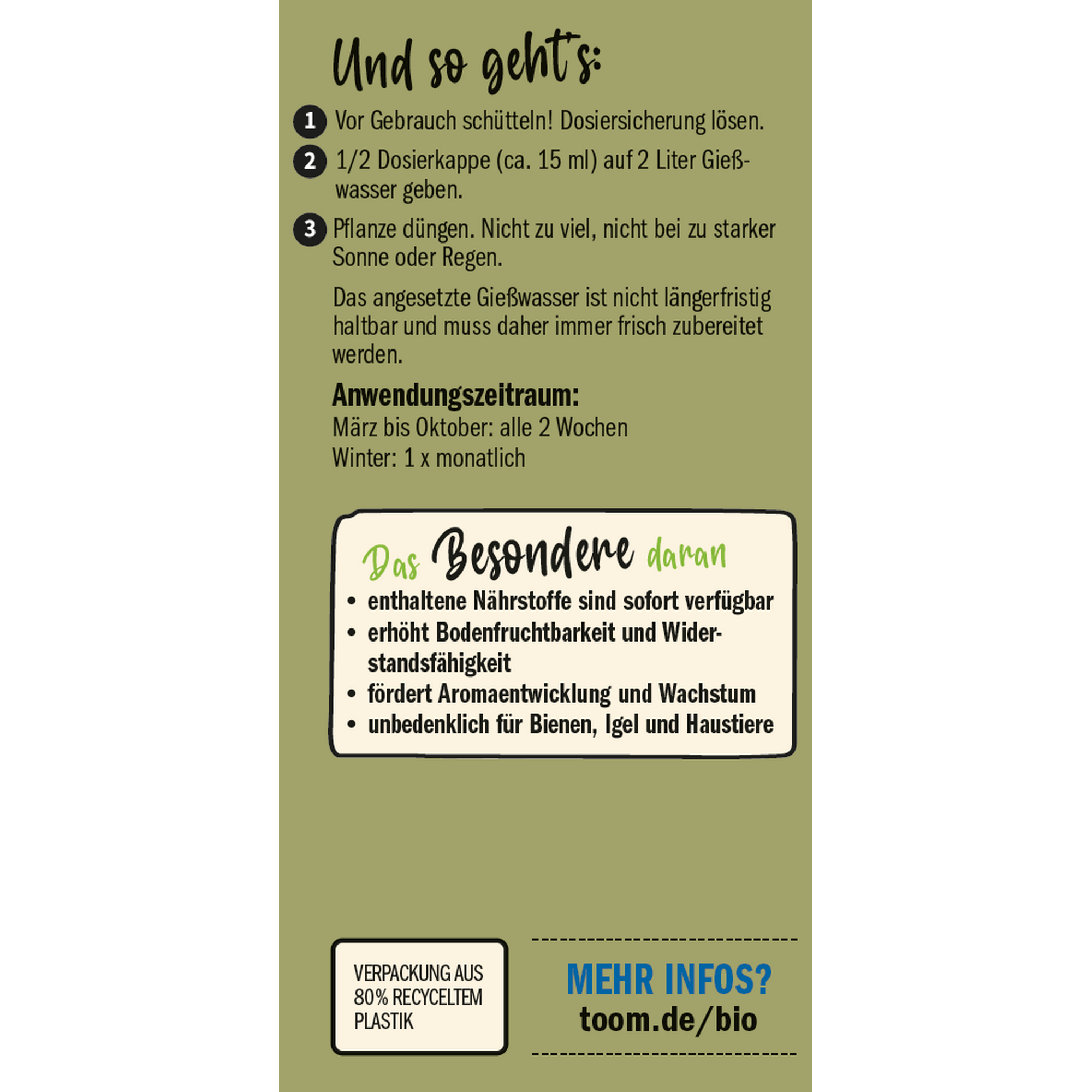 Naturtalent by toom® Bio-Universaldünger 1 l