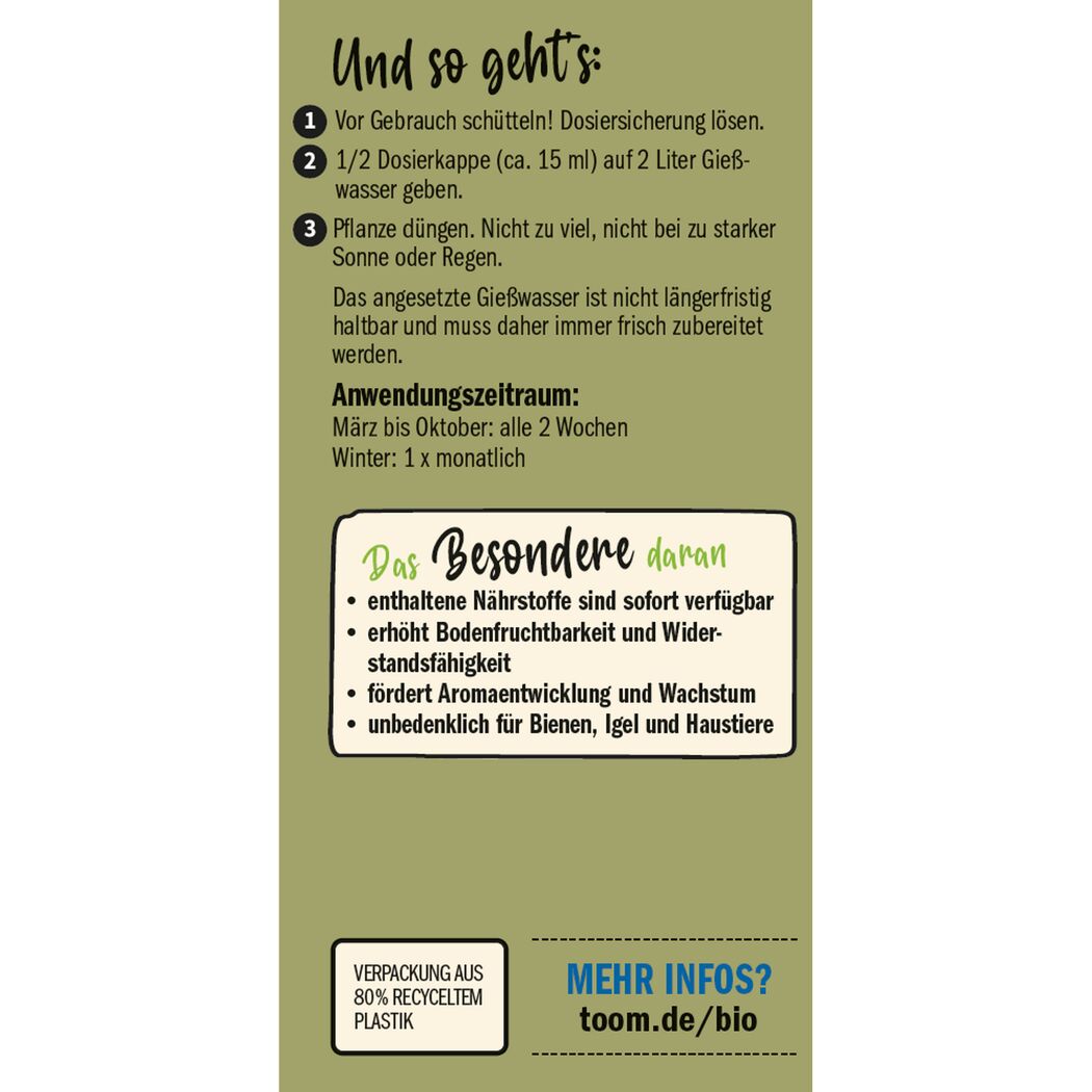 Naturtalent by toom® Bio-Universaldünger 1 l