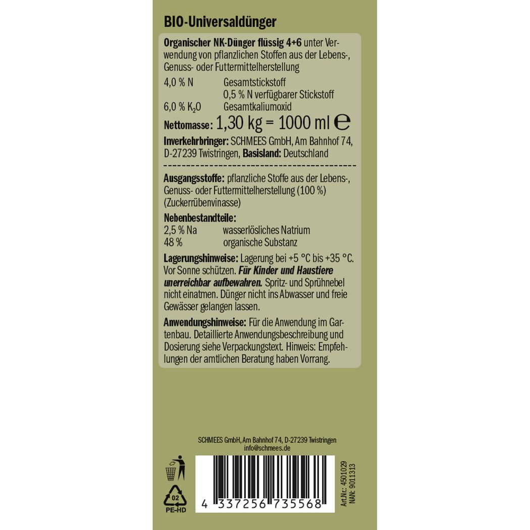 Naturtalent by toom® Bio-Universaldünger 1 l