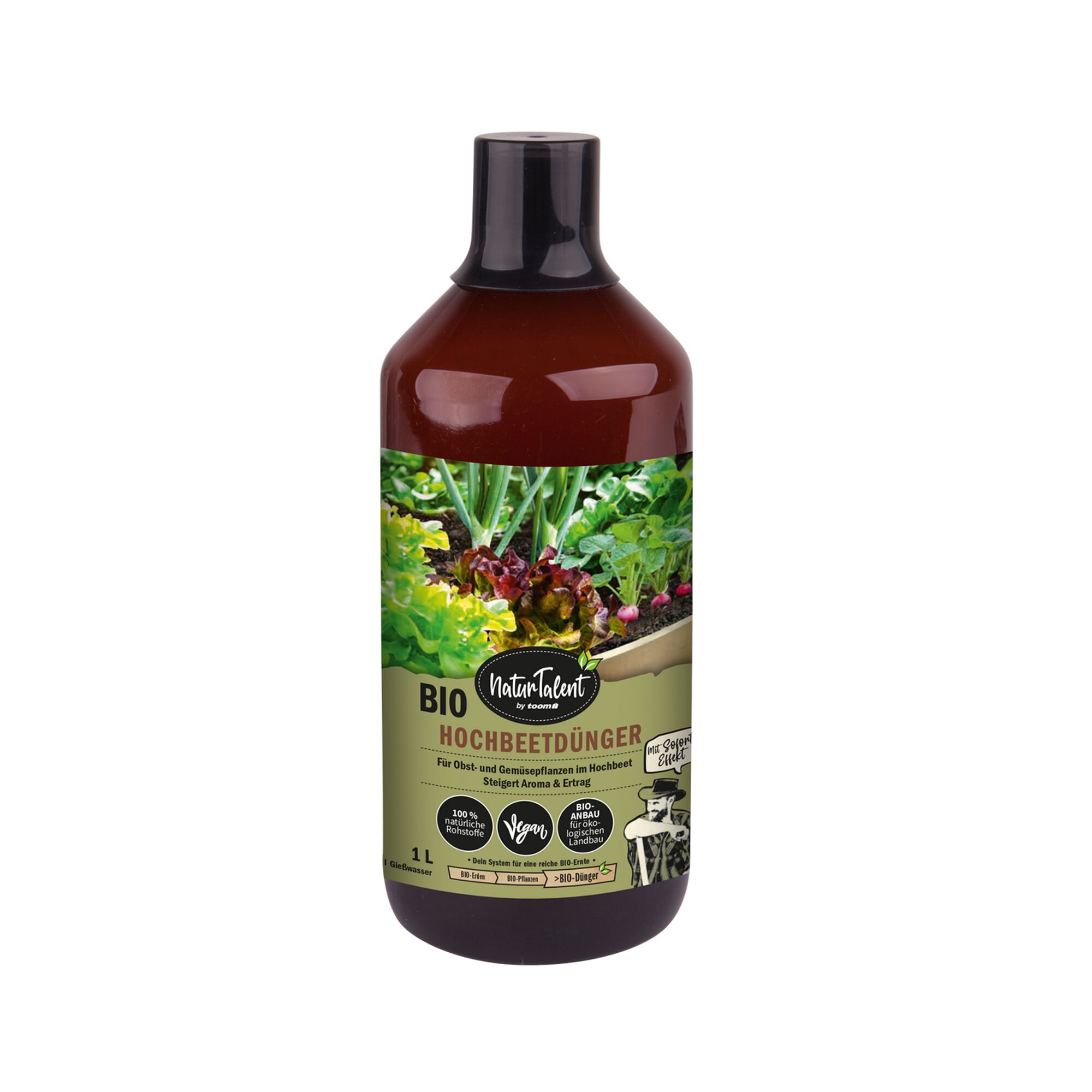 Naturtalent Bio Hochbeetdünger 1 Liter Flasche