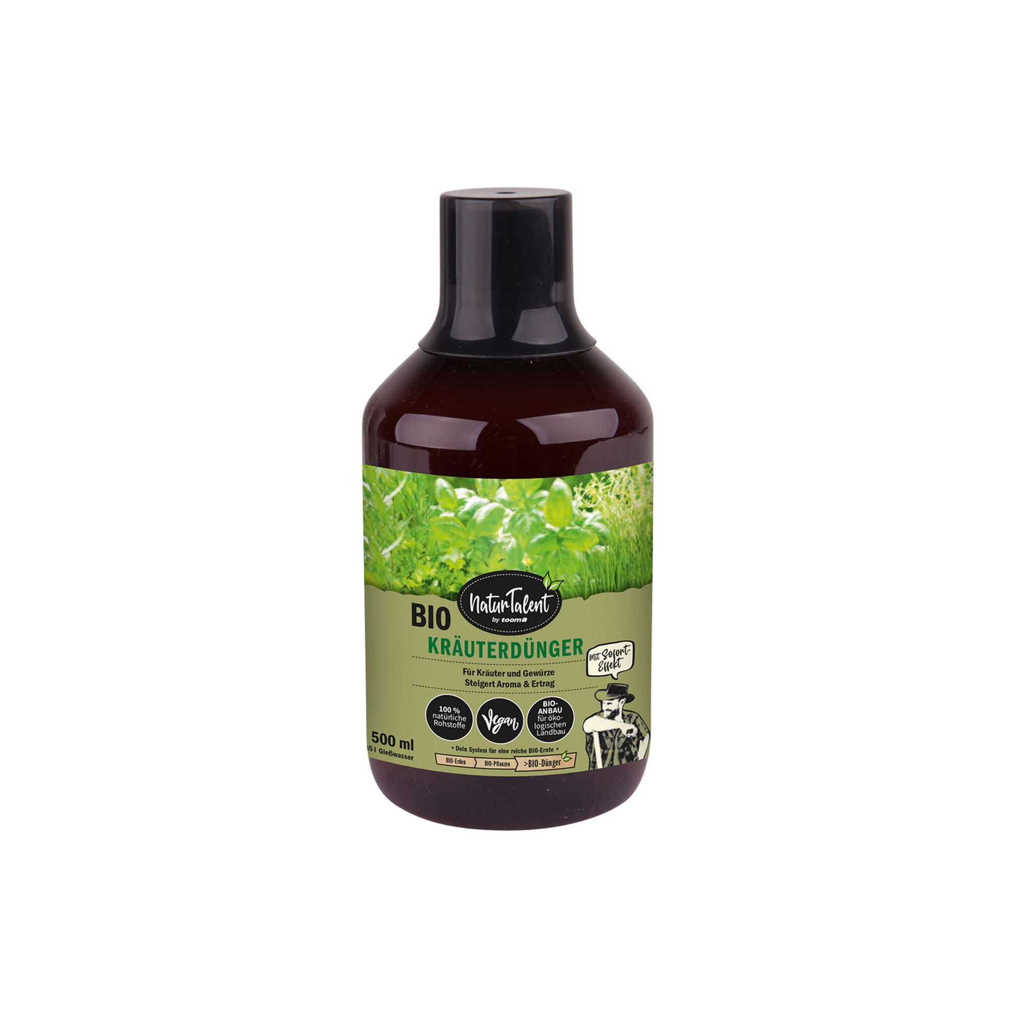 Naturtalent Bio-Kräuterdünger, 500 ml Flasche