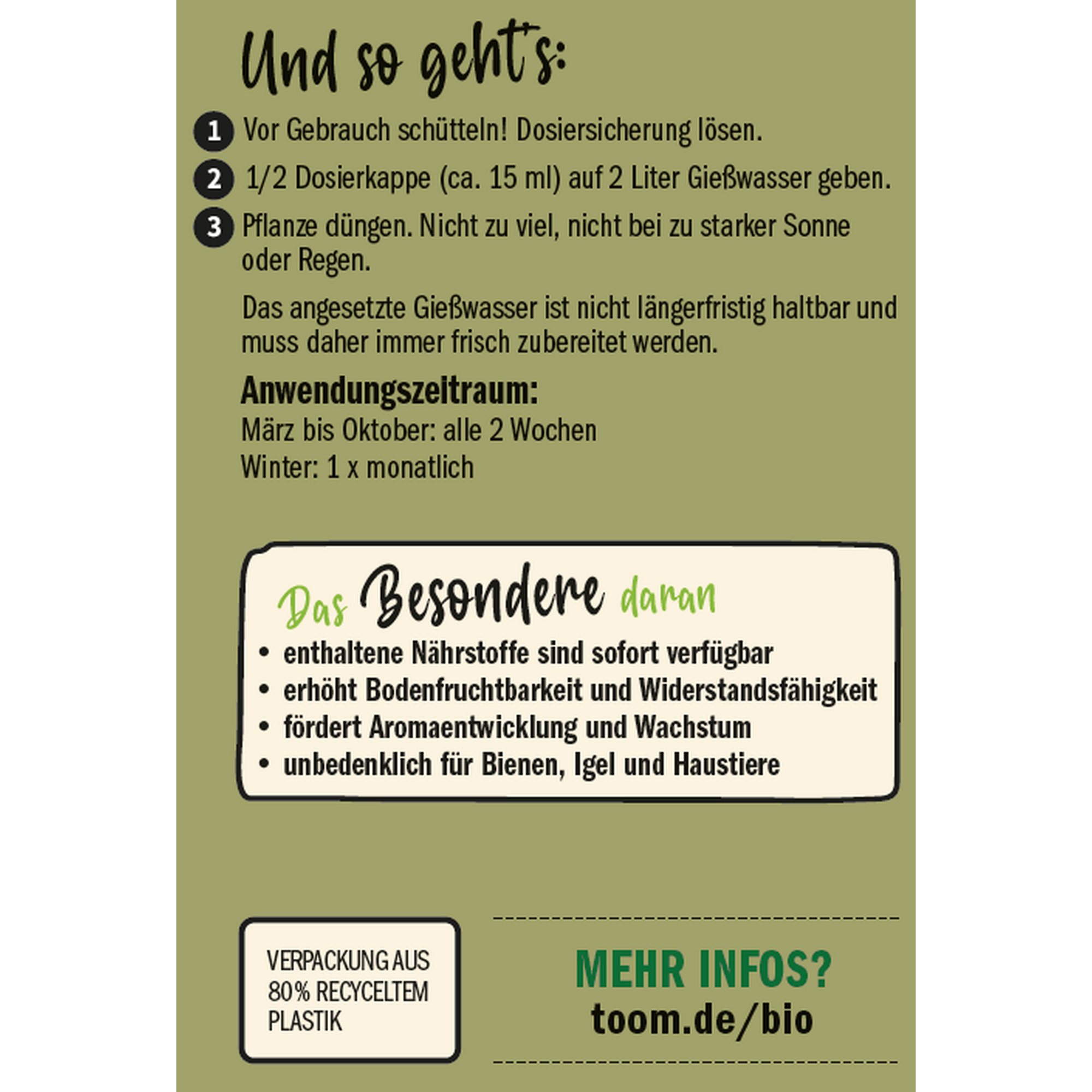 Naturtalent by toom® Bio-Kräuterdünger 500 ml