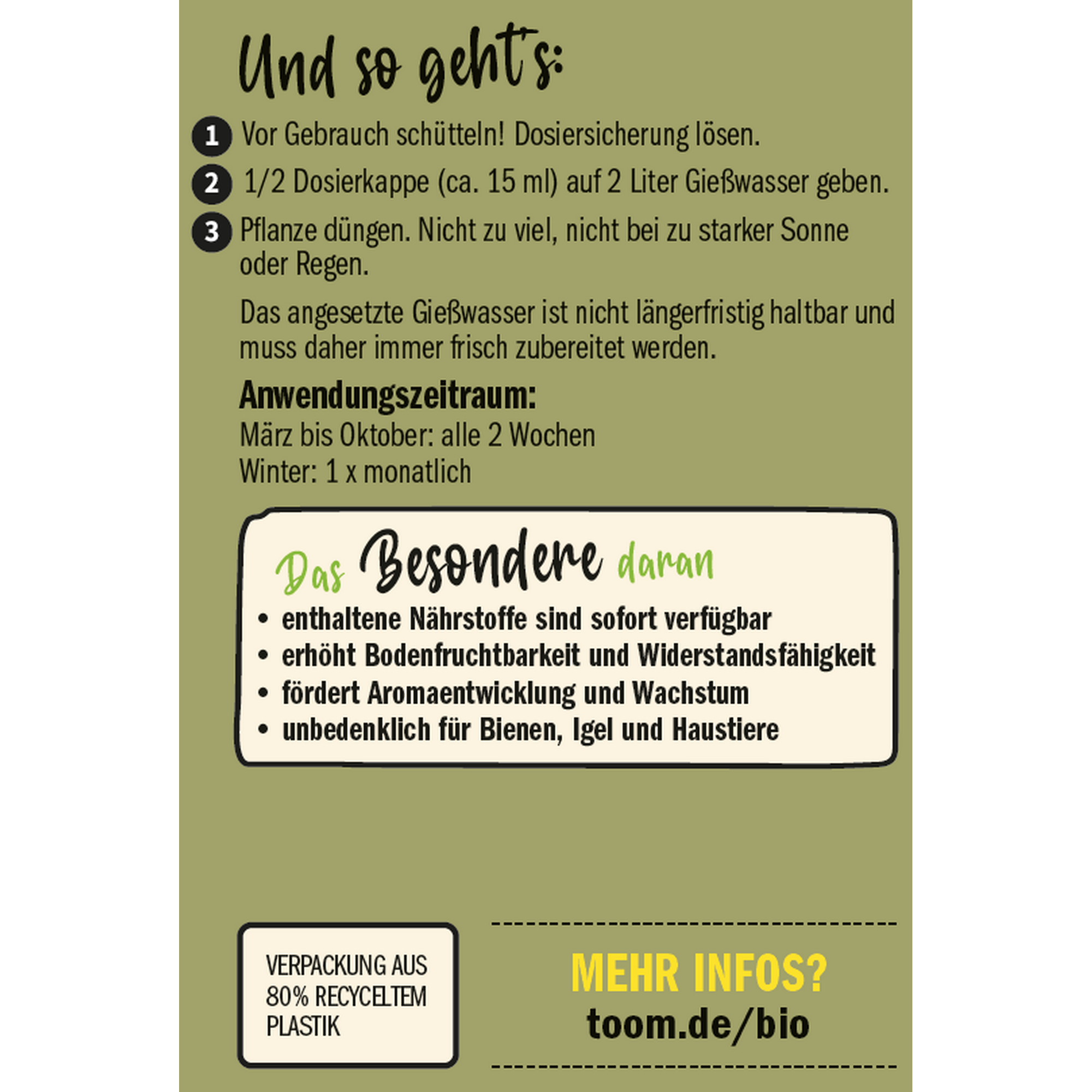 Naturtalent by toom® Bio-Zitrusdünger 500 ml